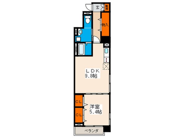 ボンシャンスの物件間取画像